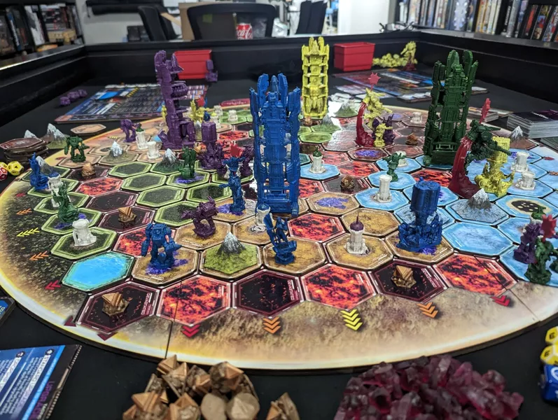 Cysmic game in progress
